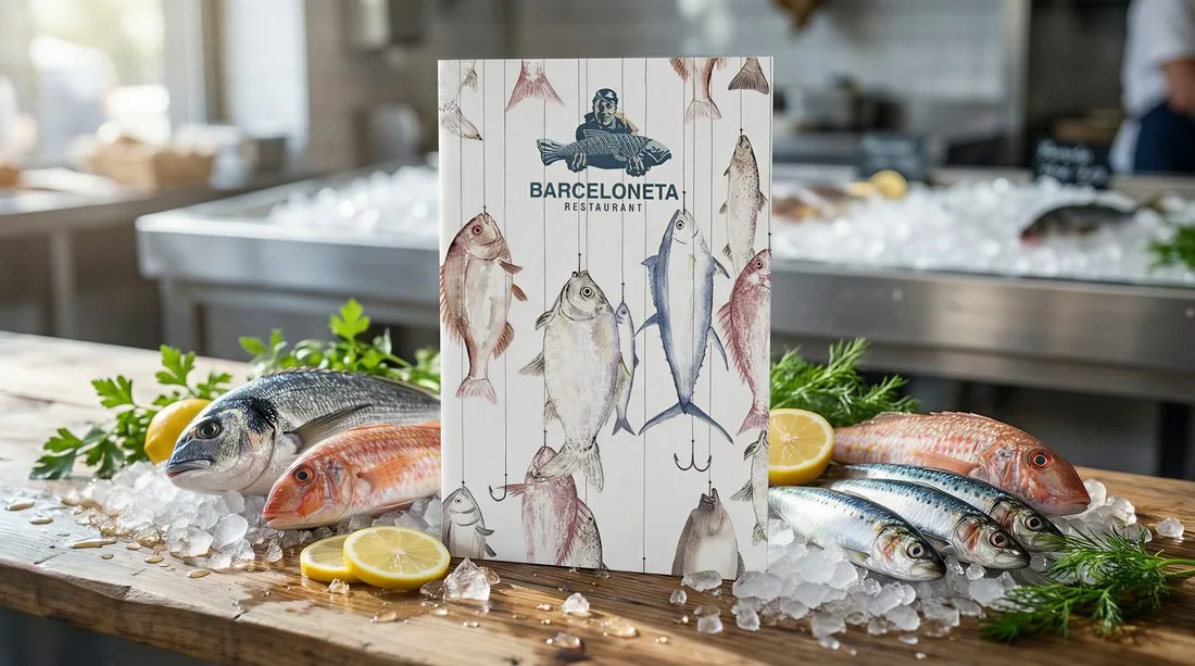 Diseño de carta de restaurante — Blackstone Creative