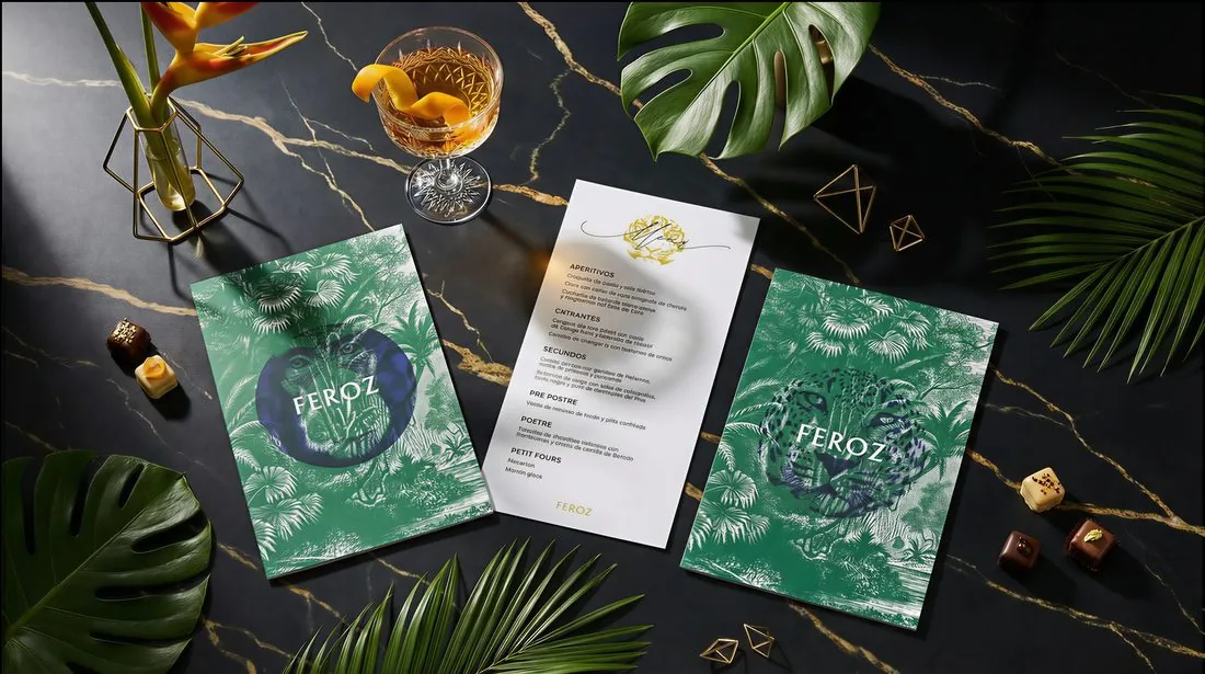 Diseño de carta de restaurante — Blackstone Creative