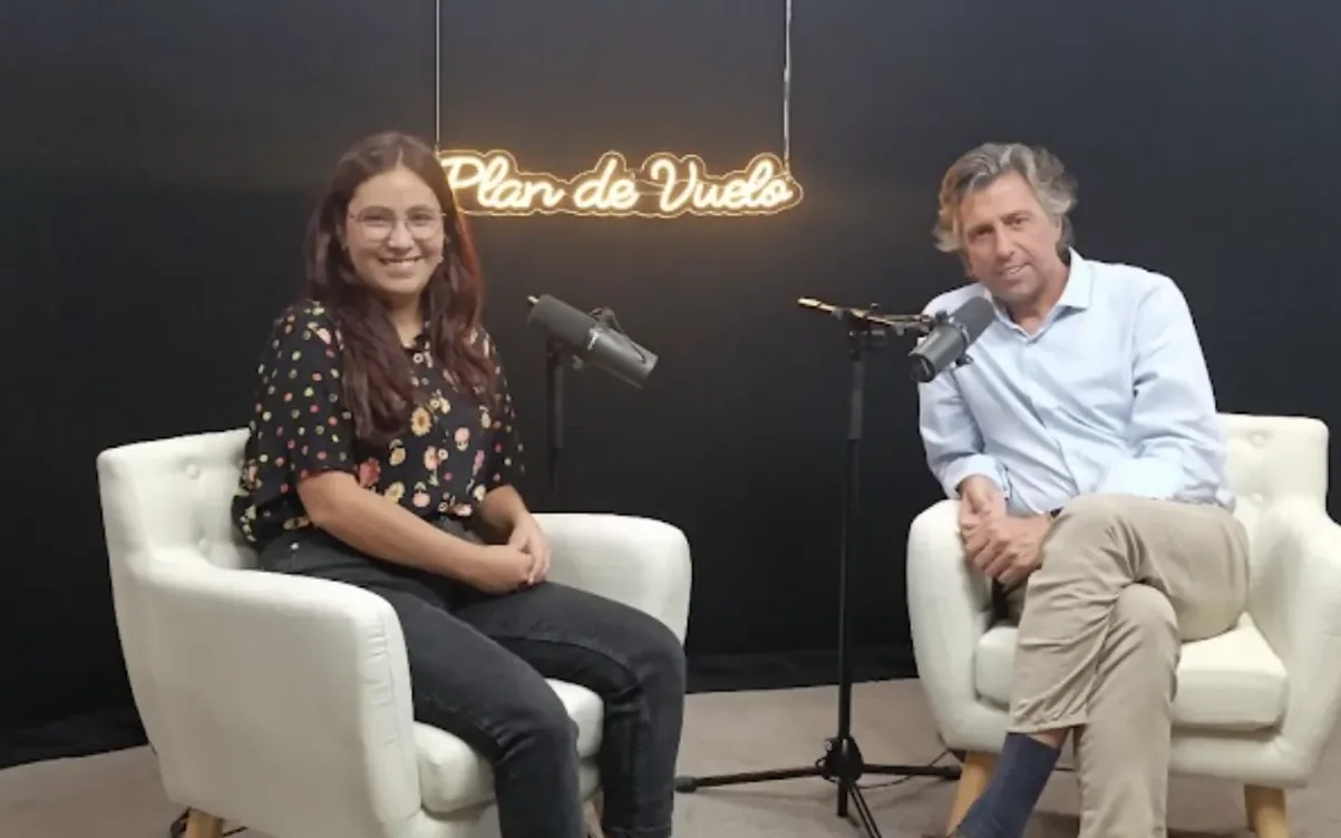 Grabación de podcast en el plató propio de Blackstone